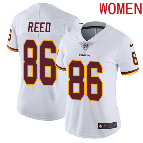 2019 Women Washington Redskins #86 Reed white Nike Vapor Untouchable Limited NFL Jersey